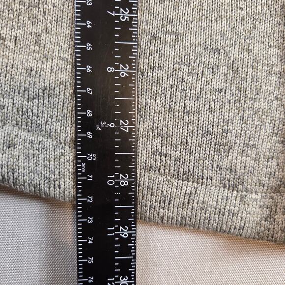 Sherpa Shacket L.L. Bean Men’s M Button Down Shirt Jacket Gray Fleece Lined - Picture 8 of 14